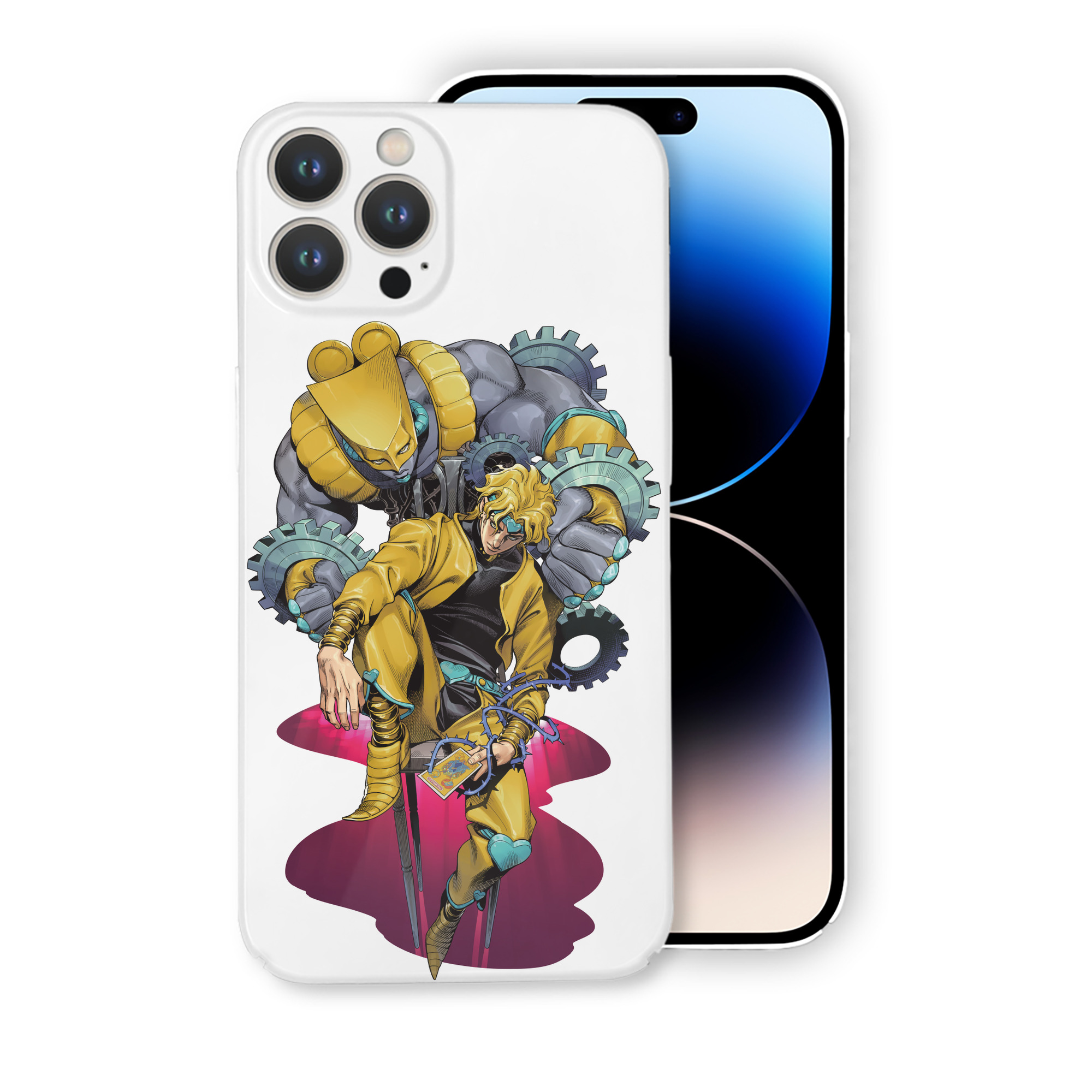 （画像用） ジョジョの奇妙な冒険 ディオ?ブランドー JoJo's Bizarre Adventure Dio Brando 【iPhone 14シリーズ対応】ハードケース